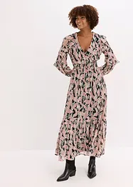 Chiffonkleid mit Volants, bonprix