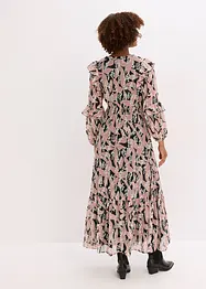 Chiffonkleid mit Volants, bonprix