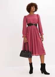 Chiffonkleid mit Volants, bonprix