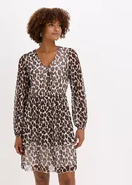 Tunika-Kleid aus softem Mesh, bonprix