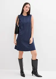 Nadelstreifen Minikleid aus Viskose-Mix, bonprix