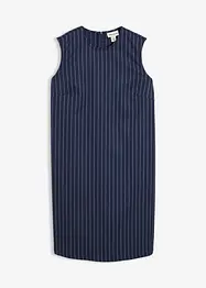 Nadelstreifen Minikleid aus Viskose-Mix, bonprix