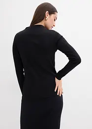 Geripptes Langarmshirt, bonprix