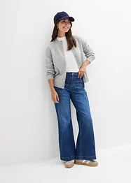 Wide-Leg-Jeans Mid Waist mit aufgesetzten Taschen, bonprix