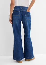 Wide-Leg-Jeans Mid Waist mit aufgesetzten Taschen, bonprix