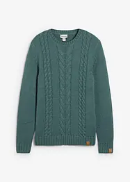Pull en grosse maille à motif torsadé, bonprix