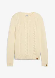 Pull en grosse maille à motif torsadé, bonprix