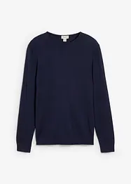 Feinstrickpullover mit edler Merinowolle, bonprix