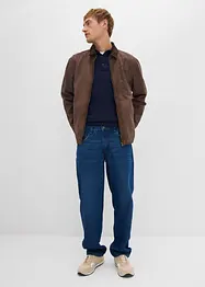 Feinstrick-Polopullover mit edler Merinowolle, Slim Fit, bonprix