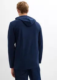 T-shirt manches longues à capuche 100% coton, bonprix