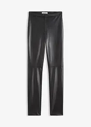 Lederimitat-Hose im Punto di Roma Mix, bonprix