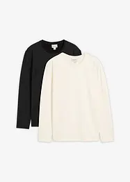 Langarm-Thermoshirt (2er Pack), Slim Fit, bonprix