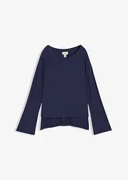 Oversize-Shirt aus fließendem Viskose-Elasthan-Mix, bonprix