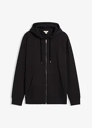 Kapuzen-Sweatjacke mit reiner Baumwolle, Loose Fit, bonprix