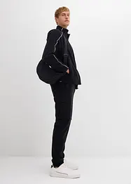 Wärmende Fleecejacke mit sportiven Details, bonprix