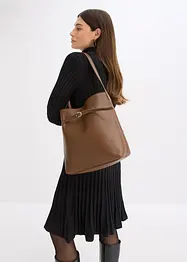 XL-Handtasche mit Schnalle, bonprix