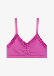 Bustier mit Bio-Baumwolle und Spitze, bonprix