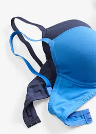 Schalen-BH mit Bügel mit Bio-Baumwolle (2er Pack), bonprix