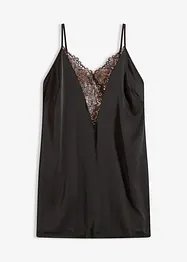 Satin Negligé mit Glitzergarn, bonprix