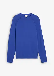 Pull en fine maille 100% coton, bonprix