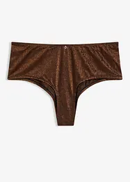 Maxi Brazilslip aus glitzerndem Material, bonprix