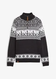 Pull norvégien à col camionneur, motif marin, bonprix