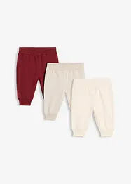 Lot de 3 pantalons en molleton, bonprix