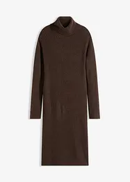 Rollkragen Rippstrickkleid, bonprix