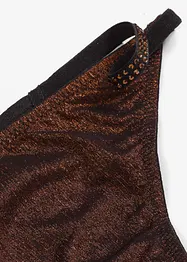 String Tanga aus glitzerndem Material, bonprix