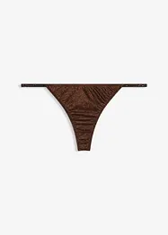 String Tanga aus glitzerndem Material, bonprix