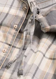 Gewebter Flanell Pyjama mit Glitzergarn und Geschenktasche, bonprix