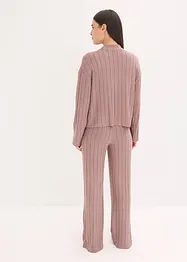 Loungewear Hausanzug aus weicher Rippe, oversized, bonprix