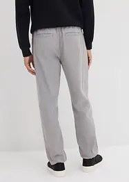 Pantalon taille extensible fuselé en twill 100% coton, bonprix