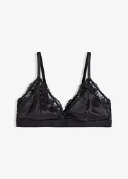 Bralette aus glänzendem Material, bonprix