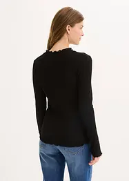 Rippshirt aus Viskose-Mix, bonprix