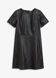 Robe courte enduite, bonprix