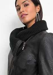 Lederimitat-Jacke mit Schalkragen, bonprix