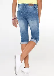 Corsaire en jean, taille mi-haute, bonprix