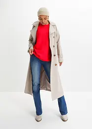 Pull côtelé oversize en viscose mélangée, bonprix