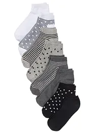 Sneakersocken mit Bio-Baumwolle (8er Pack), bonprix