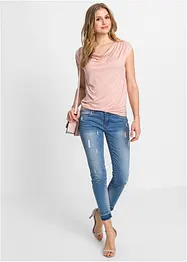 Wasserfall-Shirt aus Viskose-Mix, bonprix