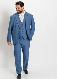 Costume 3 pièces avec gilet croisé, Regular, bonprix
