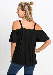 Cold-Shoulder-Shirt aus softer Viskose, bonprix