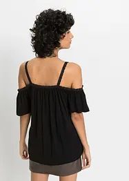 Cold-Shoulder-Shirt aus softer Viskose, bonprix
