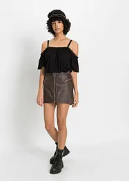 Cold-Shoulder-Shirt aus softer Viskose, bonprix
