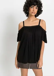 Cold-Shoulder-Shirt aus softer Viskose, bonprix