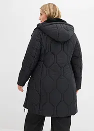 Manteau court et matelassé avec surpiqûres diamant et zips sur les côtés, bonprix