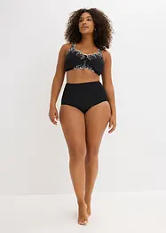 Soutien-gorge de maintien sans armatures, bretelles rembourrées et broderies, bonprix