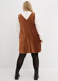 Latzkleid aus Jerseycord, bonprix