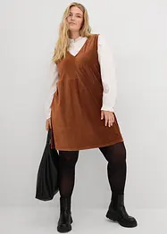 Latzkleid aus Jerseycord, bonprix
